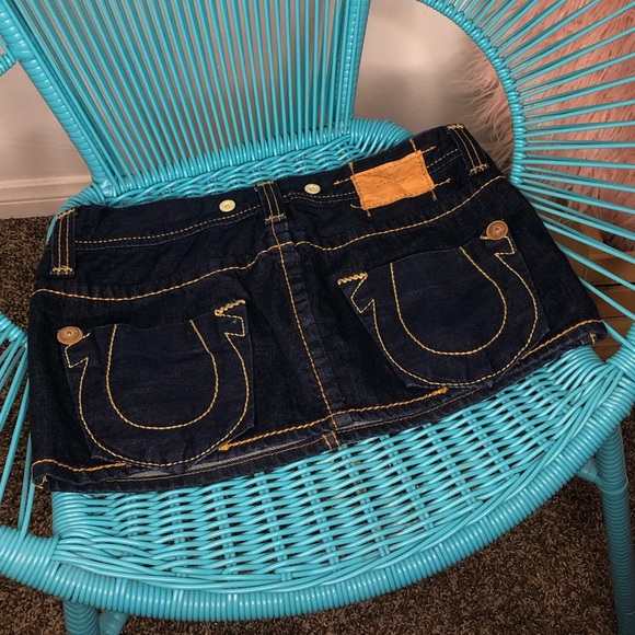 True Religion Dresses & Skirts - True Religion denim skirt size 27 True Religion Dresses & Skirts - True Religion denim skirt size 27
